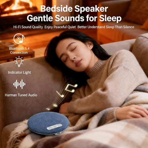 Generic Sleep Speaker, White Noise with Timer, Portable Sound Machine for Sleep, for Home Bedroom Office Car Travel