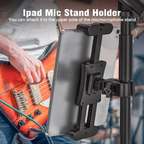 Spin Bike Tablet Holder Mount, Compatible with iPad Phone Bike Holder Handlebar Stand for Indoor Exercise Bicycle,