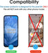 amFilm 3+1 Pack for Google Pixel 8A Screen Protector Tempered Glass, Ultrasonic Fingerprint Compatible, with Easy Installation Frame, Anti Scratch, Bubble Free, Case Friendly
