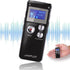 Jawploy 64GB Digital Voice Recorder for Lectures Meetings Voice Activated Recording Device with