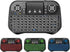 Mini Keyboard with Bluetooth & 2.4G, Touchpad, Backlit for Android TV Box/PC/FireStick/Laptop (i-10 Black)