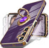 Dretal Galaxy A15 5G Case - Slim TPU, Screen Protector, 360° Rotatable Ring Holder, Magnetic Kickstand, Deep Purple.