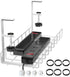 Under Desk Cable Management Tray, Xpatee Upgraded Wire Management with Clamp for Computer Cable Rack, No Damage White