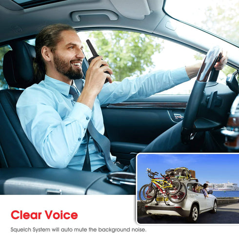 Walkie Talkies Long Range - M880 FRS Two Way Radio for Adults - Resistance Wakie-Talkies with Noise Cancelling
