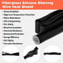 Amerbro 1/2" 4 1/2" x5FT) ID Heat Shielded Fire Thermo Armor Fire Sleeve Silicone Coated Fiberglass Heat Protection