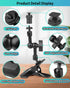 Super Clamp Camera Clamp Mount 5.5 Inches Magic Arm with 1/4" Thread, Articulating Arm with Clamp,Tripod Camera Mount Clip Clamp with Adjustable friction arm for DSLR Camera, Video Light