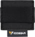 Tactical Cable Storage Sticker, Reusable Fastening Cable Ties with Hook and Loop for Tactical Helmet, Black