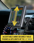 Scosche HVM2-1 360 16/15/14/13/12 3.5 inches Vent Phone Mount for Car, Adjustable Cellphone Stand, Hands-Free Cell