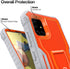 FITO Dual Layer Shockproof Heavy Duty Case for Samsung Galaxy A51 5G, with Screen Protector and Built-in Kickstand