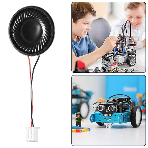 15pcs 2W 8 Ohm 28MM Mini Speaker, Round Internal Magnet Speaker for MP3 MP4 Player with 60MM Cable Length