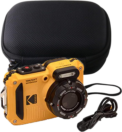 JINMEI Hard EVA Carrying Case for Kodak PIXPRO WPZ2 Waterproof Digital Camera (Black)