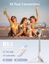 Pnitri 45'' 4-7.2" Selfie Stick with Light, Travel Tripod Essentials with Wireless Remote, Portable Cell Phone Tripod