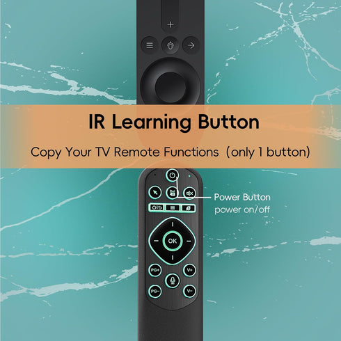 iPazzPort 2.4G T95 X96, Backlit Remote Control with Keyboard for TV Box, Air Mouse Remote for Android TV Box MXQ