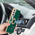 Compatible with Samsung Galaxy S21 Case, Finger Ring Holder Rose Gold Plating Design for Women, Shockproof TPU Bumper