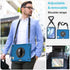 iPad Air Case for 6th/5th/4th Generation (2024/2022/2020) - Blue Cover with Screen Protector, Stand, Handle, Strap,