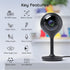 Geeni 2K 4MP 1440p 2-Way 10m Look Smart Indoor Security Camera Ultra HD WiFi Pet & Baby Monitor with Audio, Motion
