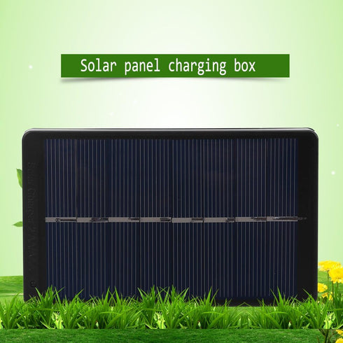 Solar AA AAA Battery Charger, 1W 4V Portable Solar Battery Charger for AA and AAA Batteries, Black