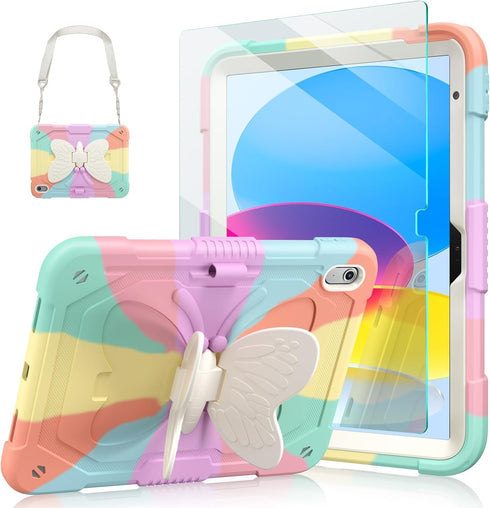 Ambison Case for iPad (A16) 11th/10th Generation (2025/2022) 11''/10.9'' for Kids Girls with