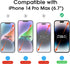 amFilm Screen Protector OneTouch Compatible with iPhone 14 Pro Max 6.7", Dynamic Island Compatible- with Easy Installation Kit, Full Coverage Case Friendly, Tempered Glass, 2 Pack