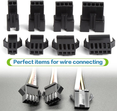 OCR 2.5mm Pitch JST SM Connector 2 3 4 5 Pin Male/Female Housing Plug Connector Assortment Kit 560Pcs.