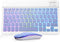 Bluetooth Keyboard and Mouse Combo for iPad, Rechargeable Wireless Keyboard & Mouse with 7-Color Backlit