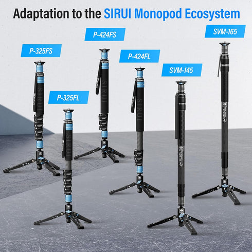 SIRUI SVM-E Carbon Fiber Extension Rod for P-Series and SVM-Series Camera Monopod, 12.6” Quick Release