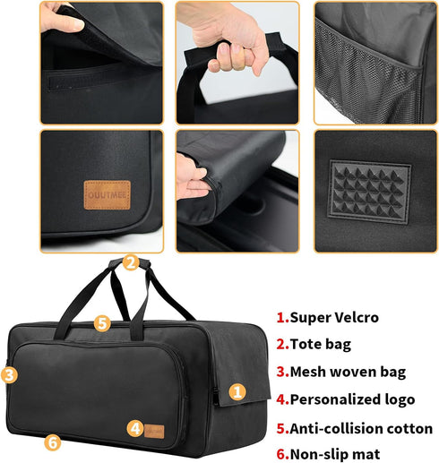 Speaker Tote Bag 23''×12''×12'' Compatible with JBL Party Box 100/110 Multifunctional Storage Case