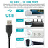USB Router Fan with 1000mm Extension Cable, 3-Speed Adjustable Controller, 120mm x 25mm Cooling Case Fan