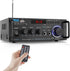 Pyle PDA29BU Wireless Bluetooth Stereo Power Amplifier - 200W Dual Channel Receiver System with RCA, USB, SD, FM Radio