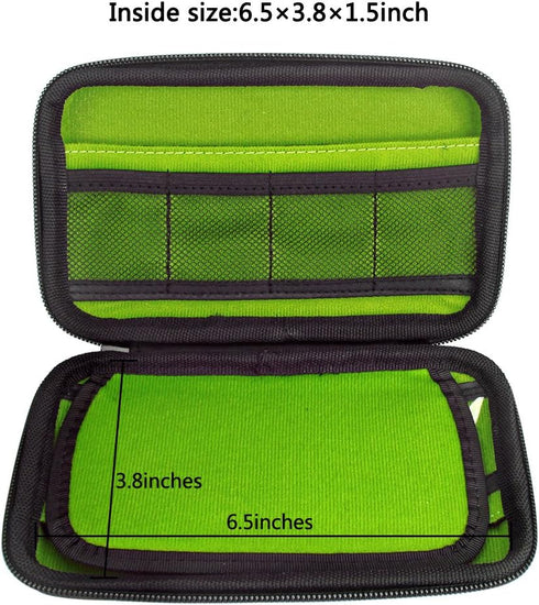 Aprince Digital Gadget Case Waterproof Memory Card Case, Designed for External Hard Drive,USB Flash Drives,Power Banks