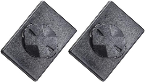 Universal Phone Adhesive Adapter, Compatible with Garmin Edge Bicycle Mount (Black-2pcs)