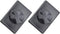 Universal Phone Adhesive Adapter, Compatible with Garmin Edge Bicycle Mount (Black-2pcs)