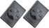 Universal Phone Adhesive Adapter, Compatible with Garmin Edge Bicycle Mount (Black-2pcs)