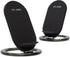 BoxWave Charger for Blackview BV6800 Pro, Wireless QuickCharge Stand, Jet Black