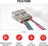 2002-2008 RED WOLF Stereo Wiring Harness Fit for GMC Envoy Sierra Chevy Silverado Impala Aftermarket Stereo Radio Wire