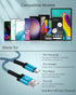5Pack AILKIN USB to USB C Charger Cable for iPhone 15/15 Pro/15 Pro Max/15 Plus, Fast Charging for Android Samsung
