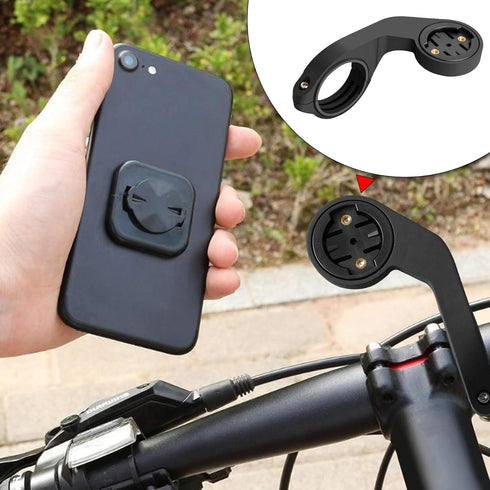 Out-Front Bike Mount Bicycle Extended Mount with Carbon Finish Compatible with Garmin Edge Models