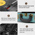 Mersoco 3-Speed 3.5mm MP3, Vinyl Record Player Bluetooth Suitcase Portable Belt-Driven, Supports Bluetooth, RCA Output