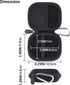 Baval for Anker Soundcore Work Portable AI Voice Recorder Hard Travel Case(Black Case)