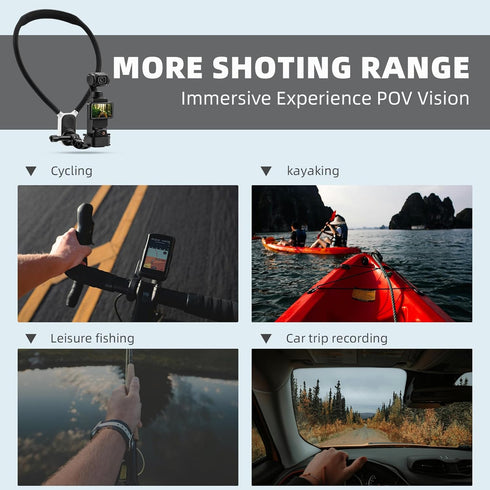 Pocket 3 Magnetic Neck Mount for DJI OSMO Pocket 3, Chest POV/Vlog Video Selfie Stand for GoPro