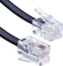RJ10 16 Feet Curly Telephone Phone Cord Lead - Spring Coiled Handset Wire Compatible with Landline/IP Phones