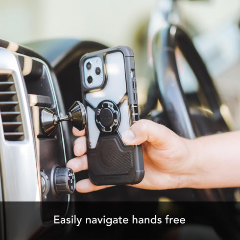 ROKFORM Adjustable Magnetic Car Mount - 360 Degree Swivel, Aluminum Dashboard Phone Mount for Truck, Car, Van