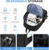Lightweight Black College Backpack for Women and Men, Cute School Bag for Teens, Waterproof Casual Daypack
