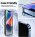 MAGIC JOHN Tempered Glass Screen Protector 2 Pack for iPhone 13/14 & 13 Pro 6.1", HD Clear, Bubble Free, Easy Install.