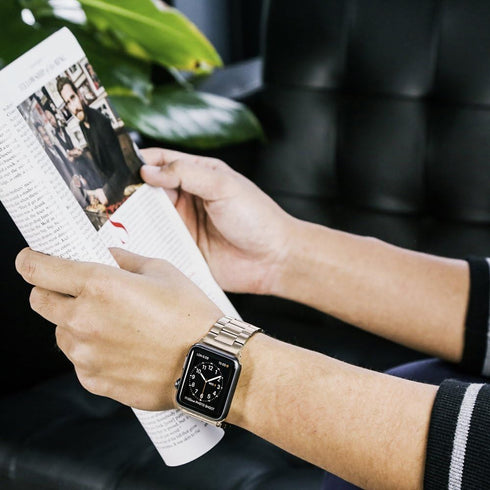 Simpeak Business Band Strap - Compatible with Apple Watch Series 10(42mm), 9, 8, 7 (41mm), 6, SE, 5, 4 (40mm), 3, 2, 1
