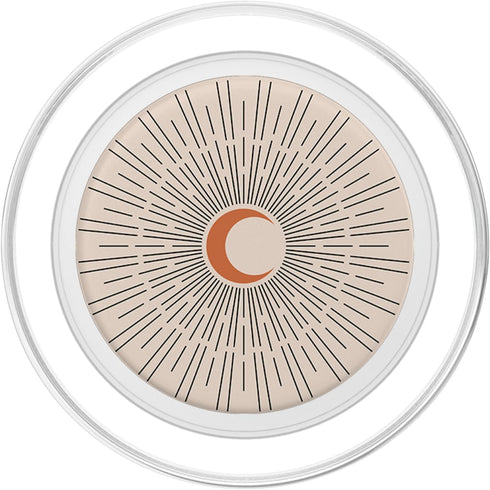 Minimal Boho Shining Crescent Moon Aesthetic PopSockets PopGrip for MagSafe
