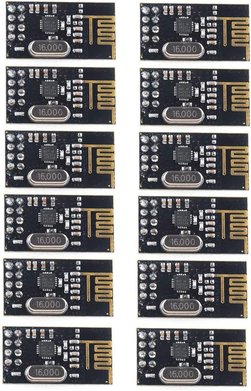 NEW 12pcs NRF24L01+ 2.4GHz Wireless RF Transceiver Module for Arduino