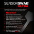 Sensor Cleaning Swab Kit with Eclipse Optic Cleaning Solution (0.5oz/15ml) + Type-4 Sensor Swab Ultra 33mm (Pack of 6)