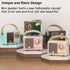 Retro Mini Wireless Bluetooth Speaker, Portable Bluetooth Speaker with Crystal Clear Stereo Sound, Rich Bass for