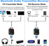 ISOBEL USB Bluetooth Audio Transmitter Receiver, 3 in 1 HiFi Wireless Audio Adapter, Bluetooth 5.0 EDR Adapter with 3.5mm AUX for Car TV Headphones PC Home Stereo, USB Power Supply, Plug and Play